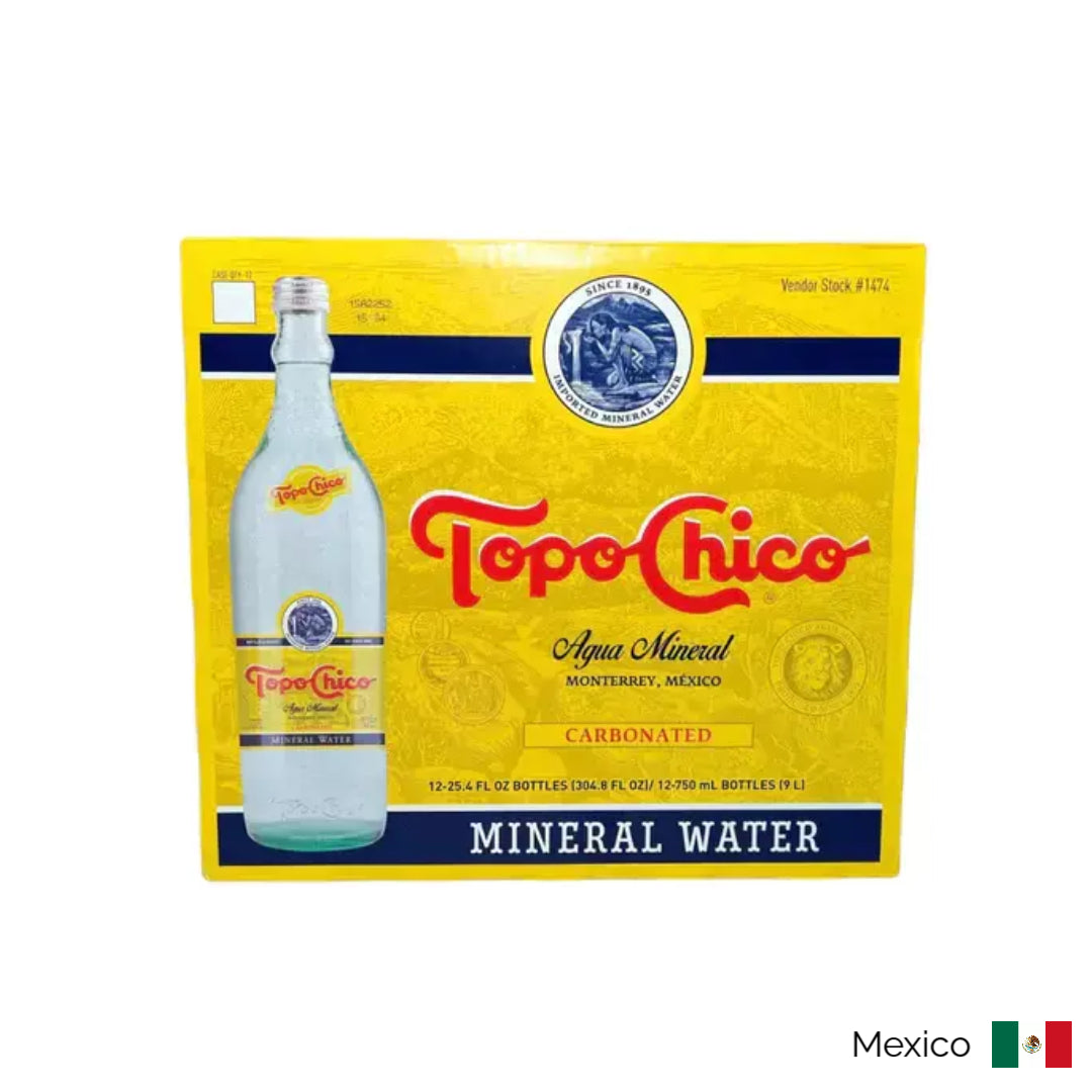 Topo Chico Sparkling Mineral Water - Case of 12